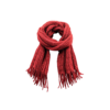 Knitted scarf for children, red