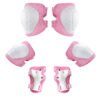 Kids Protective Gear Set, Knee Pads for Kids 3-8 Years Toddler, Knee and Elbow Pads with Wrist Guards for Skating Cycling Bike, Pink