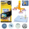 Windshield Repair Kit, Car Windshield Repair Kit with Suction Cup, Glass Repair Kit for Chips and Cracks