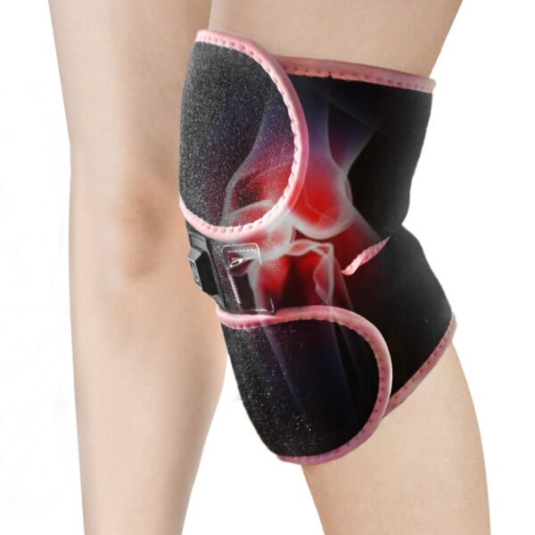 9. Heated Knee Brace Wrap, Knee Heating Pad with USB Adapter, 3 Adjustable Temperature Knee Warmer for Joint Arthritis Pain Swelling Cramps Relief, Pink