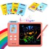 Syenll Toddler Doodle Board, 9.5 inch LCD Writing Tablet for Kids, Educational Learning Toys Birthday Gifts for Boys and Girls, Pink