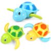 Syenll Baby Bath Toys, 3 Pack Swimming Turtle Bath Toys for Toddlers, Bathtub Wind up Water Toy for 1 2 3 4 5 Year Old Child Kids
