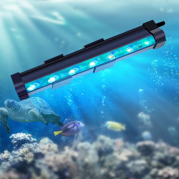 15 Syenll LED Aquarium Light, 5.9" LED Submersible Fish Tank Light Aquarium Tools, 1 Watt