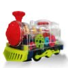 Toys for 3+ Year Old Kids, Battery Operated Electric Train Toys for Boys Girls Toddlers with Light & Music Effect, Early Educational Birthday Gear Train Toy for Children