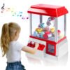 Claw Machine Toy for Kids, Mini Candy Grabber Prize Dispenser Vending Toy Christmas Birthday Gift for 3+ Boys Girls