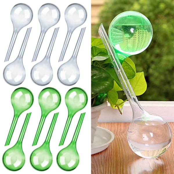 12 Pcs Plant Watering Globes, Plastic Self-Watering Bulbs, Automatic Watering Device for Indoor Outdoor Plants