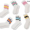 Gocedsa Crew Socks for women/Men, Retro Sport Socks Breathable Cotton, Seamless Comfort